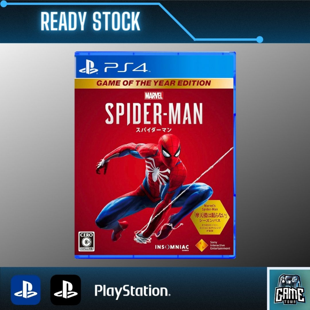 PS4 Marvel's Spiderman GOTY / Spider-Man Game Of The Year Edition 漫威蜘蛛侠 ...