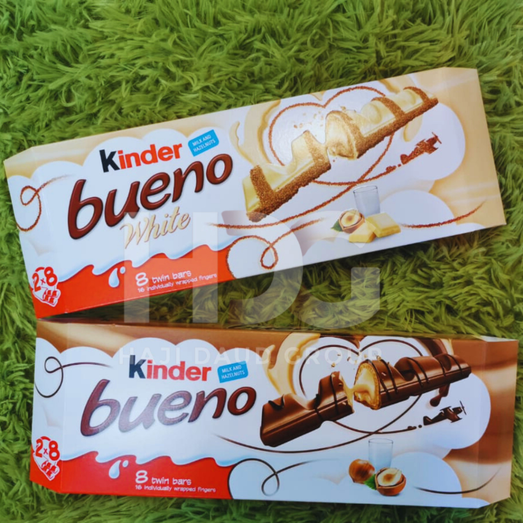 Kinder Bueno White /Kinder Bueno Maxi (T2 x 8) 312g | Shopee Malaysia