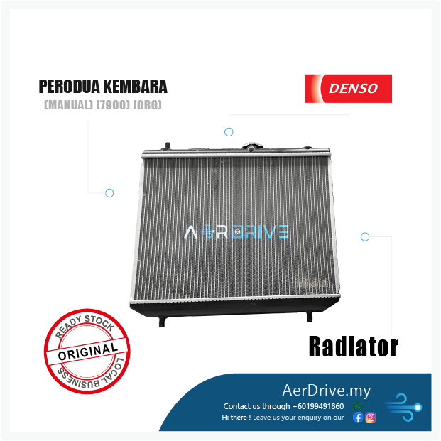 DENSO ORIGINAL PERODUA KEMBARA M/T RADIATOR 7900 (ORG) | Shopee Malaysia