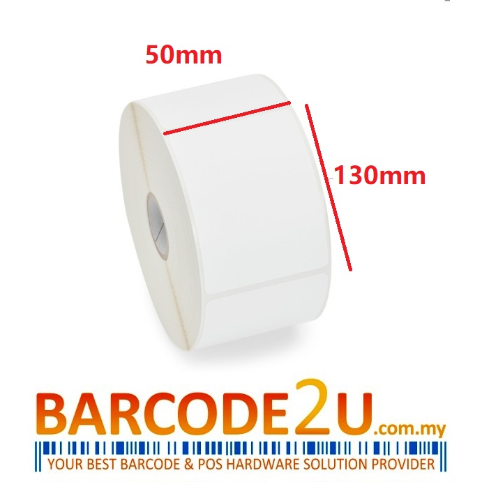 50mm x 130mm Barcode Label Sticker | Shopee Malaysia