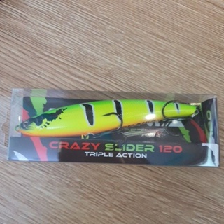 TOMANIA CRAZY SLIDER TOP WATER FISHING LURE(120mm)