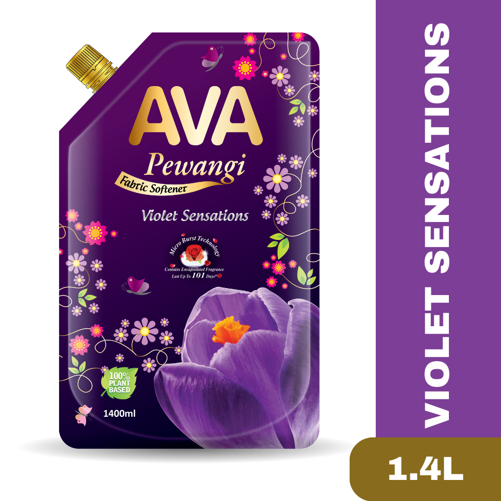 AVA Pewangi Fabric Softener Violet Sensations 1.4L | Shopee Malaysia