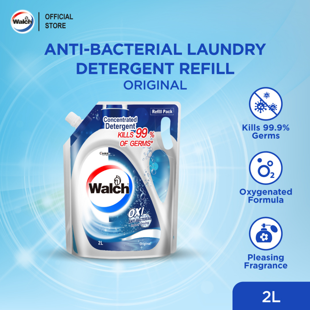 Walch Antibacterial Laundry Detergent Original (2000ml) Shopee Malaysia