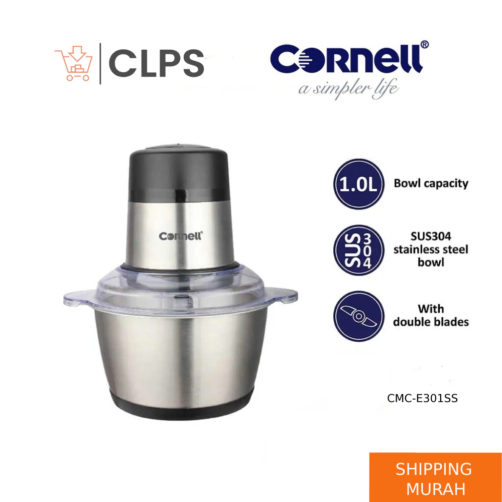 Cornell CMCE301SS Stainless Steel Bowl Chopper Mini Chopper CMCE301SS