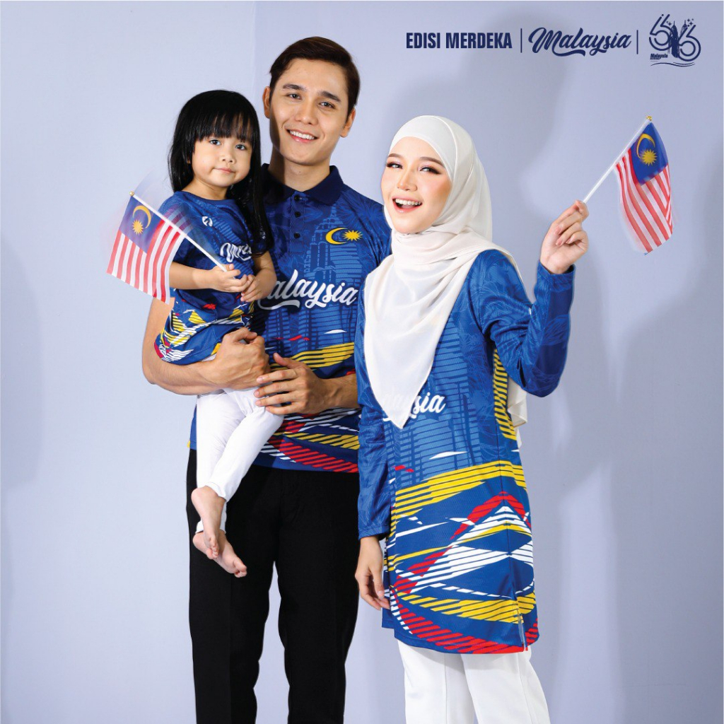 [ Ready Stock] Baju Malaysia Merdeka yang Ke66 Pro Apparel free