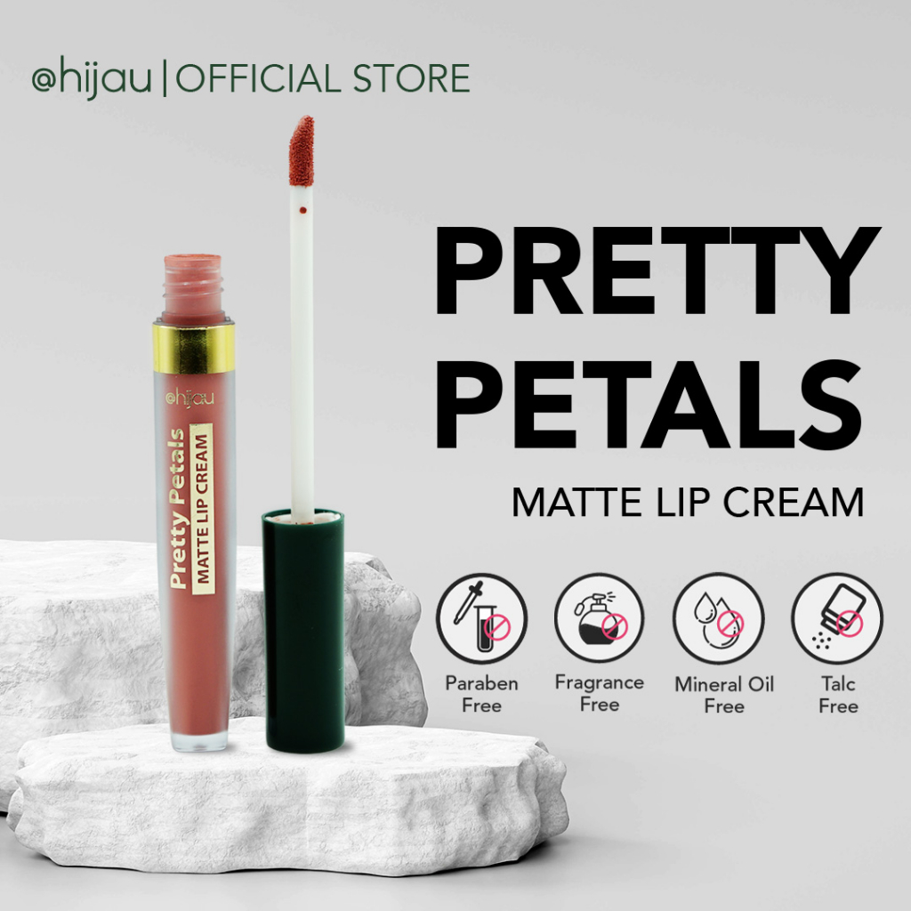 @hijau Pretty Petals Matte Lip Cream - Available in 6 Colour | Hijau ...