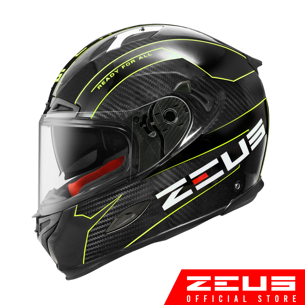 ZEUS HELMETS ZS1800 CARBON FIBER HELMETS Shopee Malaysia