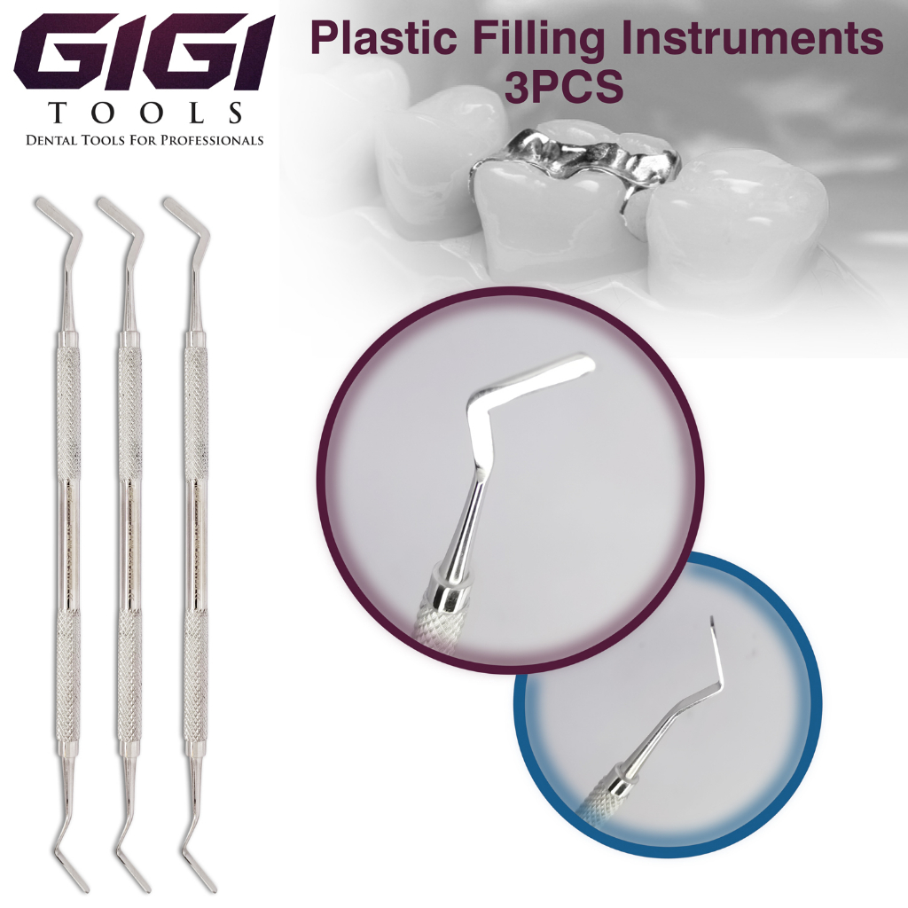 GIGI Tools Anterior Composite Dental Flat Plastic Filling Instruments ...