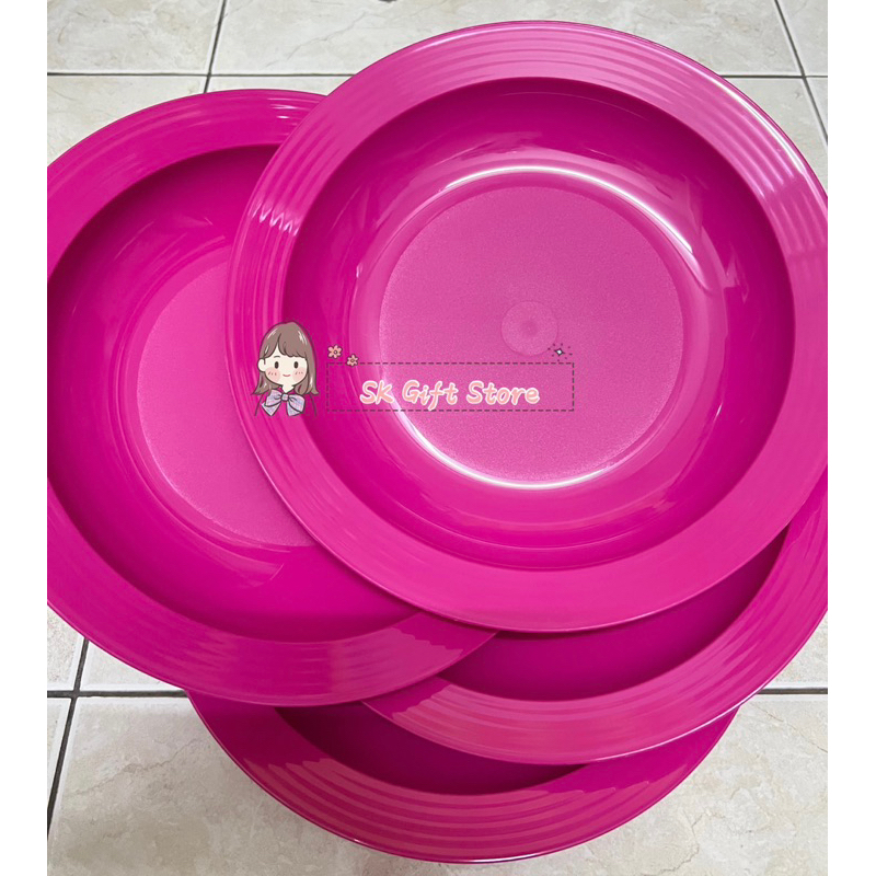 Tupperware 550ml Large Deep Plate (4pcs) | Shopee Malaysia