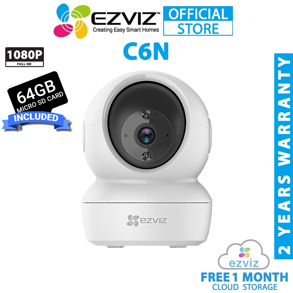 EZVIZ C6N 1080P Night Vision Smart Tracking Indoor Security Camera Wifi