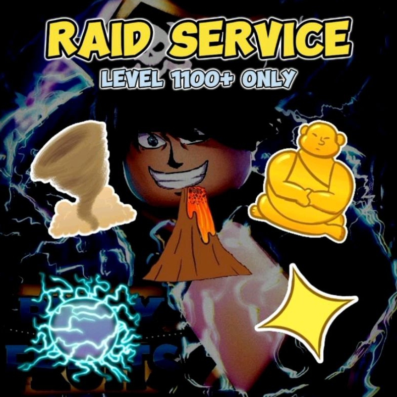 Raid Service (Level 1100+ only) [Blox Fruit] 🦁 Shopee Malaysia