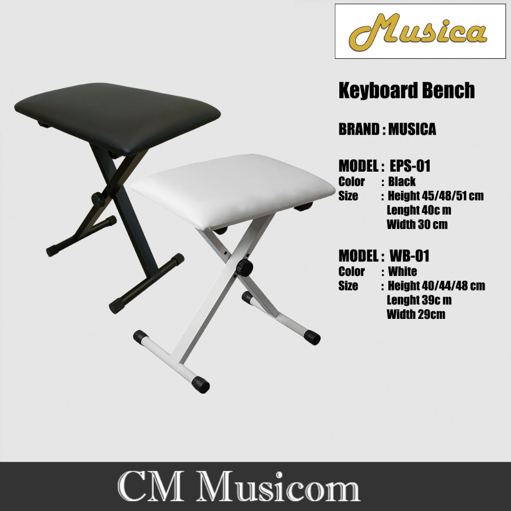 Keyboard Bench (Musica) | Shopee Malaysia