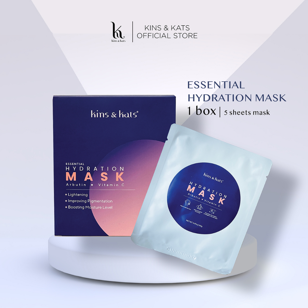 KINS & KATS Hydration Mask With Vitamin C Arbutin - Lightening ...