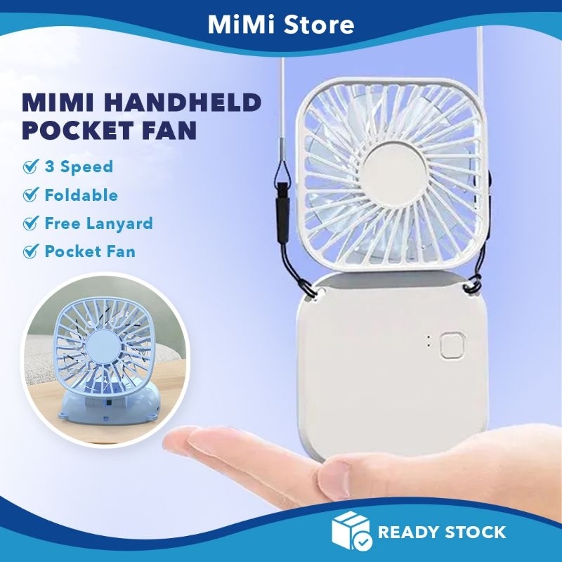 MiMi Portable Mini Handheld Fan USB Rechargeable Portable Mini Fan ...