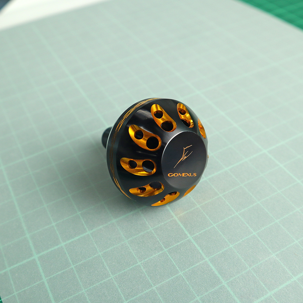 Gomexus TPE Reel Power Knob 30mm Compatible For Shimano Daiwa Spinning & Baitcasting Reel (Red