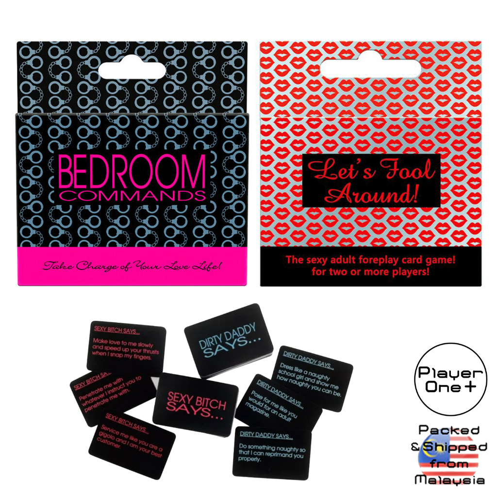 Bedroom Commands Let's Fool Around Adult Couple Card Game Romantic Game