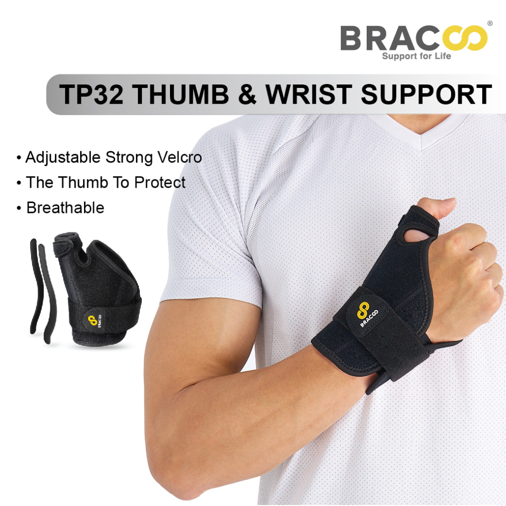 [Ready Stock] BRACOO TP32 Neoprene Thumb & Wrist Brace Support