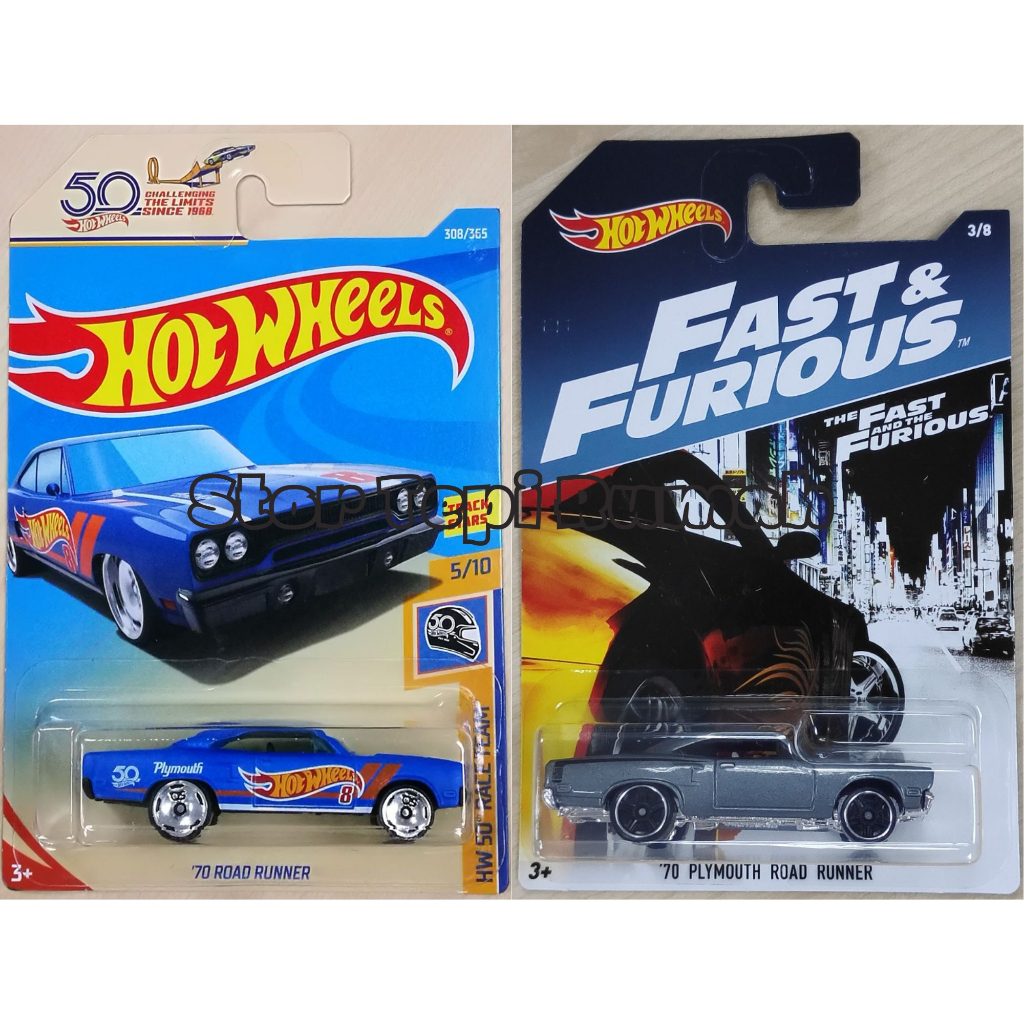 Hot Wheels 70 Plymouth Road Runner [1970 Roadrunner 50th Anniversary ...