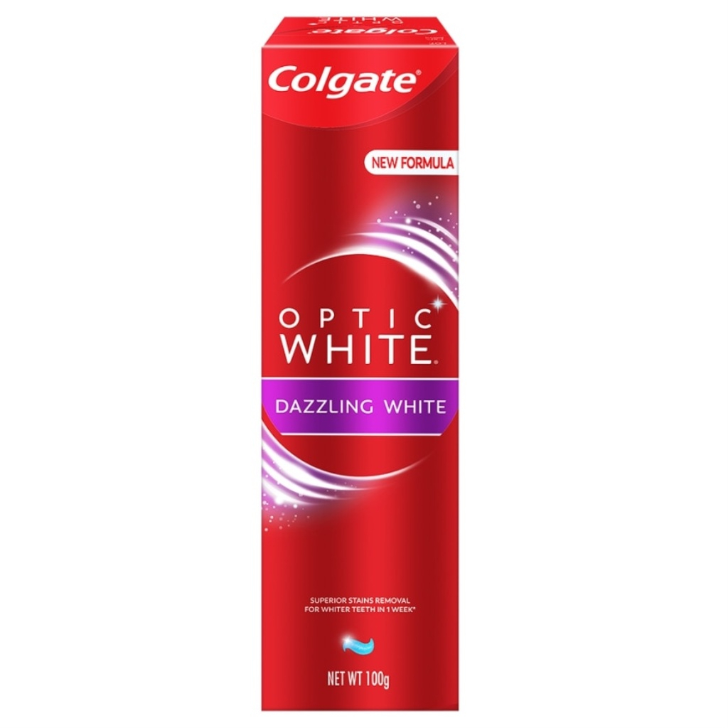 COLGATE Optic White Dazzling Mint Toothpaste (100g) (EXP: 04/2025 ...