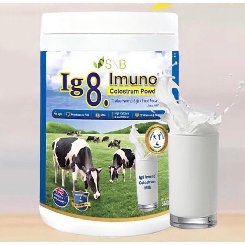 【正品升级版 IG8 Imuno Colostrum Milk Powder 益生菌新西兰牛初乳（350g）