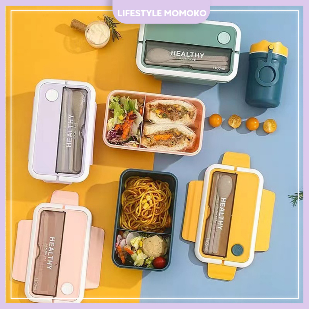 New Japanese Children's Lunch Box 1100ml Microwave Oven Heating Student