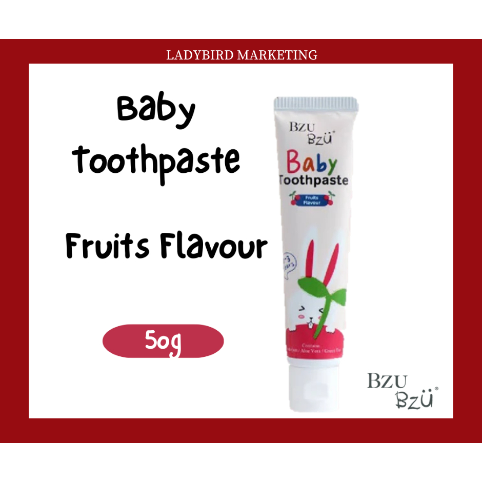 BZU-BZU BABY TOOTHPASTE 50G FRUITS / Ubat Gigi Bayi BB-TP50 | Shopee ...