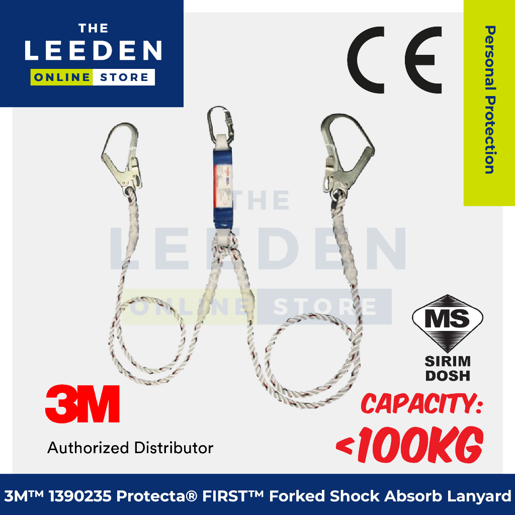 3M 1390235 Protecta First Forked Shock Absorb Lanyard | Shopee Malaysia