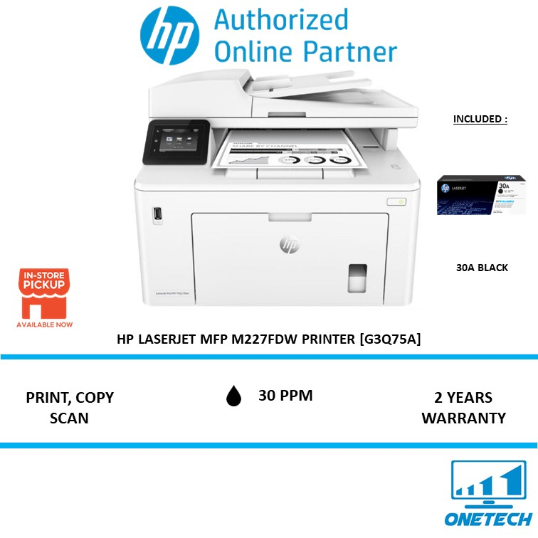 HP M227FDW / M211D / M211DW LaserJet Printer [Free Touch N Go RM80 ...