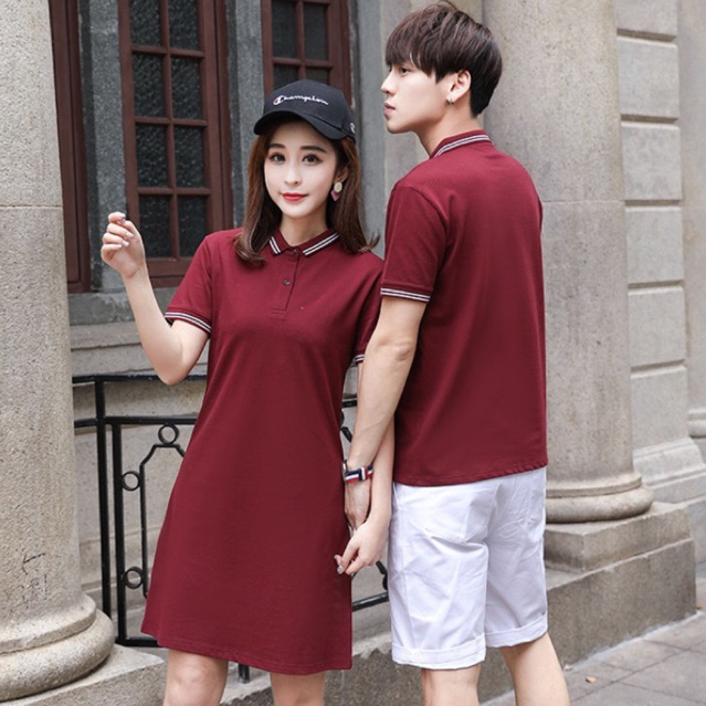 Couple polo shirt store and dress