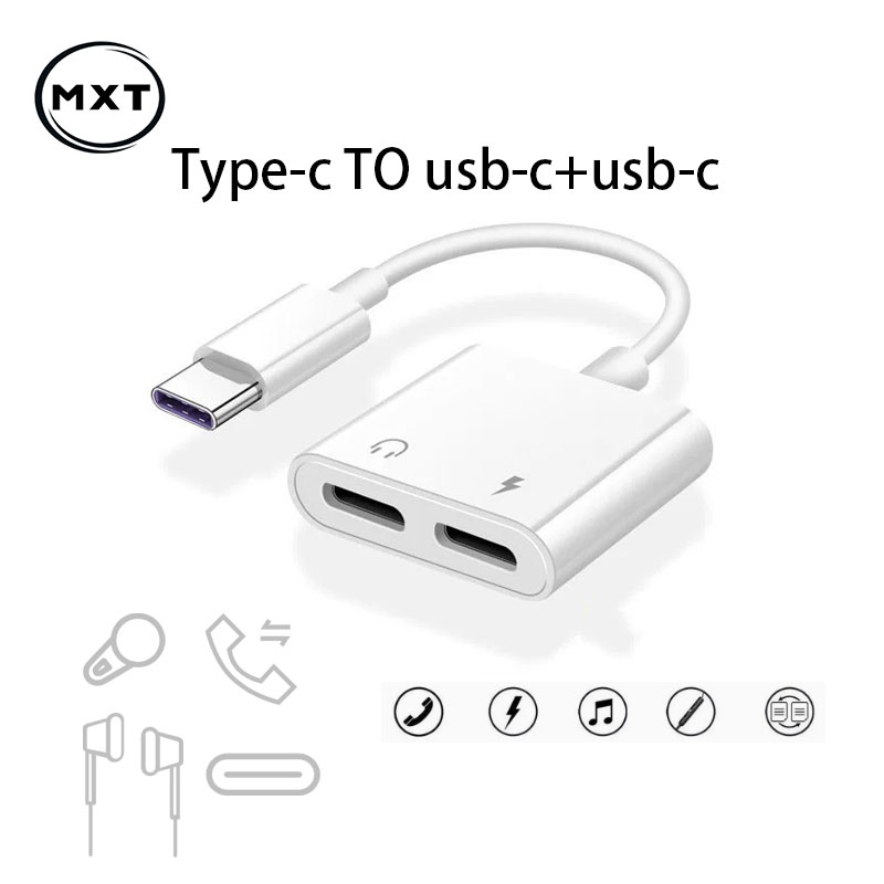 Headphone Adapter and Aux Audio Adapter Charger Cable USB C to