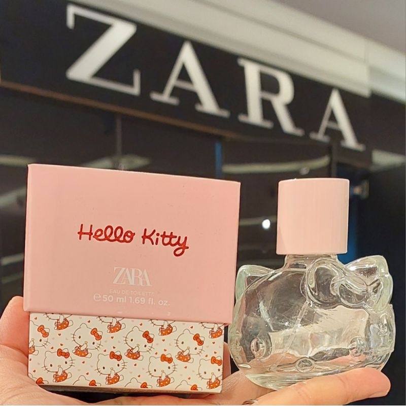 💯🇲🇾 𝙂𝙀𝙉𝙐𝙄𝙉𝙀 𝘽𝙊𝙐𝙏𝙄𝙌𝙐𝙀 ZARA X HELLO KITTY PERFUME EDT 50ML [FRUITY SWEET