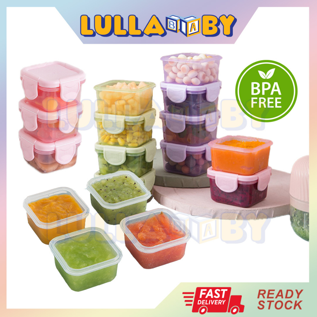 🔥READY STOCK🔥Baby Food Snack Storage Box Stackable Container Storage ...