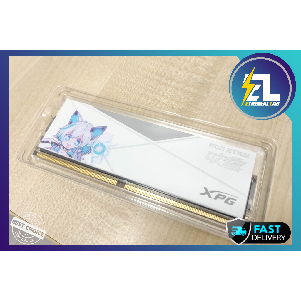 CUSTOM MOD XPG D50 WHITE ROG EDITION STICKER SET | Shopee Malaysia