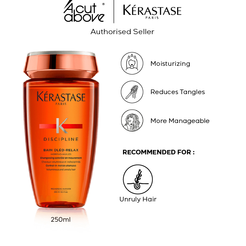 Kerastase Discipline Bain Oleo-Relax Shampoo For Frizzy and Unruly Hair ...