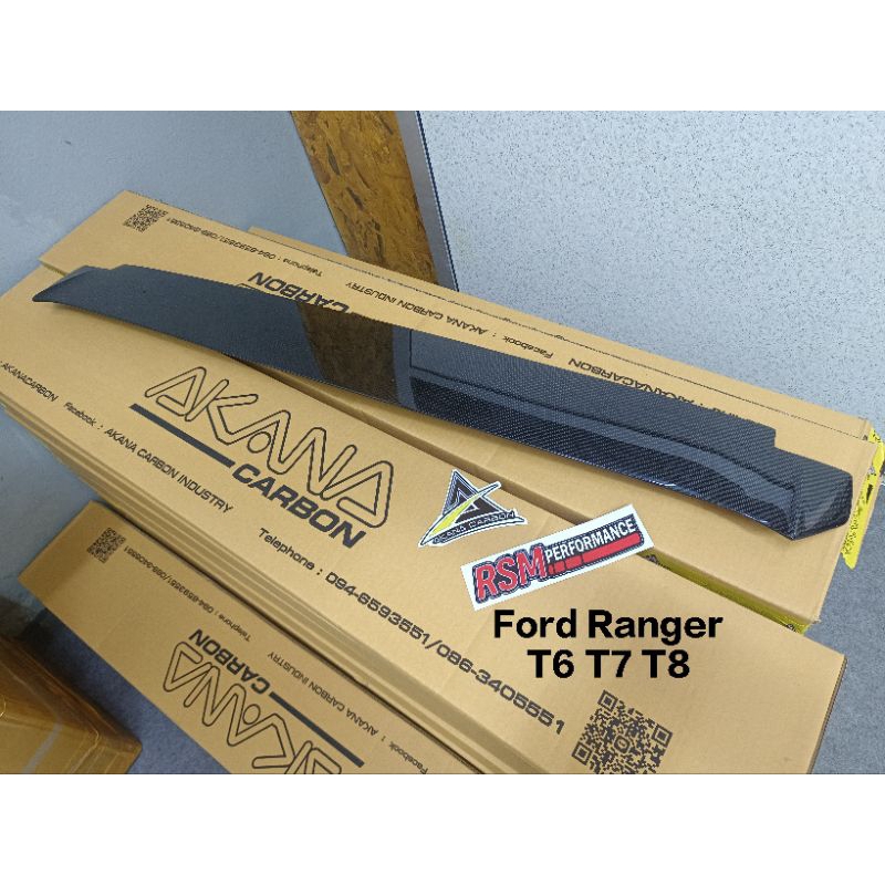 Akana rear carbon fiber batman spoiler ford ranger T6 T7 T8 🇹🇭 | Shopee ...