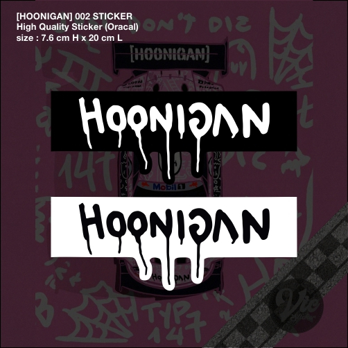 HOONIGAN 002 Sticker / Decal (High Quality Sticker) | Shopee Malaysia