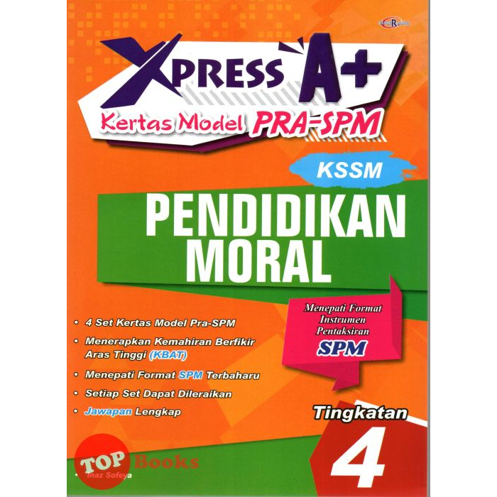 [topbooks Cemerlang] Xpress A Kertas Model Pra Spm Pendidikan Moral