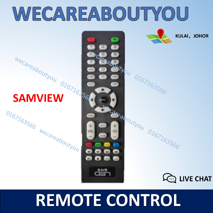 SAMVIEW REMOTE CONTROL FOR 17