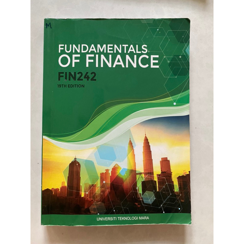 Fin242 Fundamentals Of Finance Shopee Malaysia