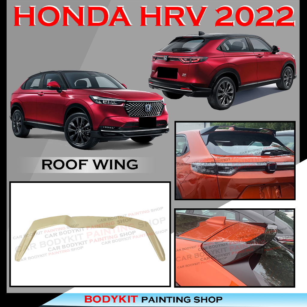 HONDA HRV HR-V SUV 2021 2022 FILEWAR REAR TOP WING SPOILER TAILGATE ...