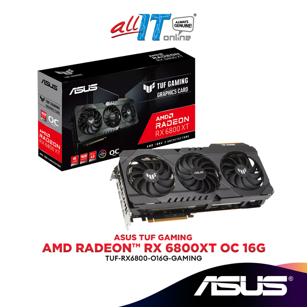 ASUS TUF Gaming Radeon RX 6800 XT OC Edition 16GB GDDR6