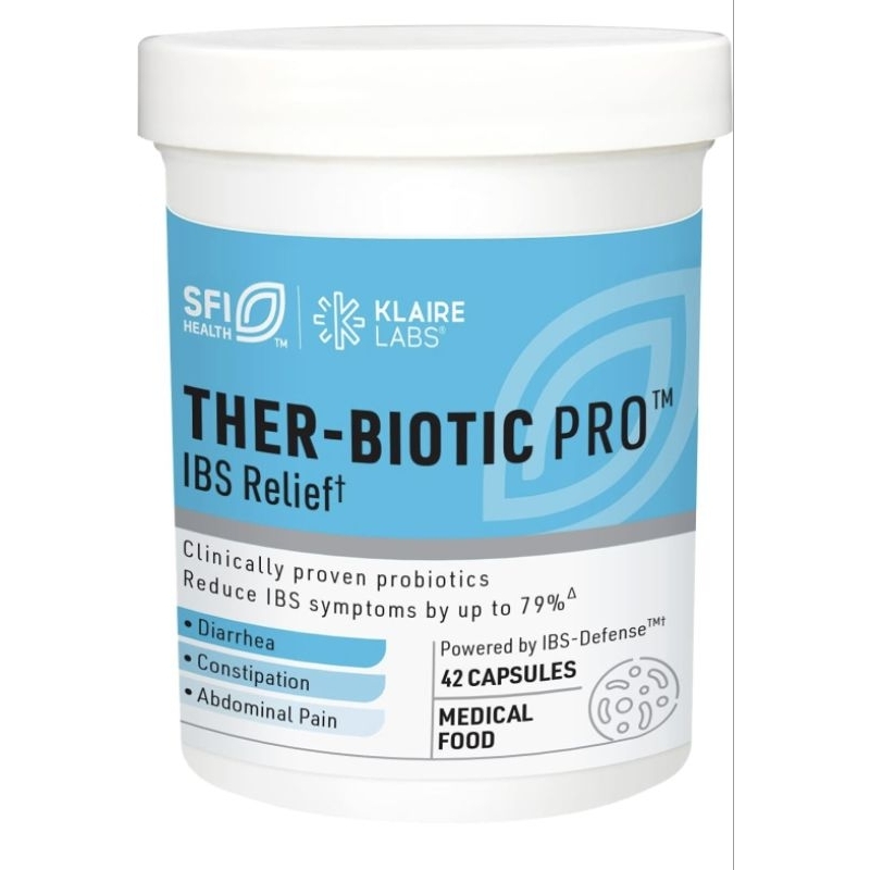 Klaire Labs Ther-Biotic Pro IBS Relief - Reduce IBS Symptoms by up to ...