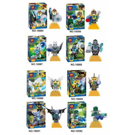 {CLEARANCE}MINIFIGURES CHIMO SET 4 IN 1 / SET 8 IN 1 (10086) | Shopee ...