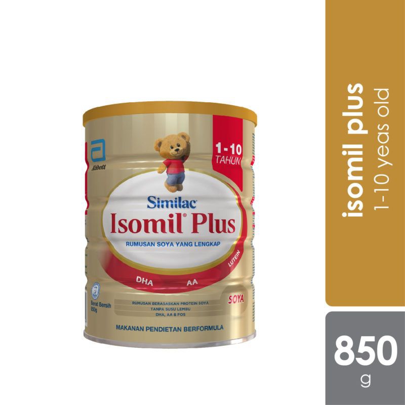 Isomil Plus 850gm 110 years Soy Milk Formula Rumusan Soya Shopee