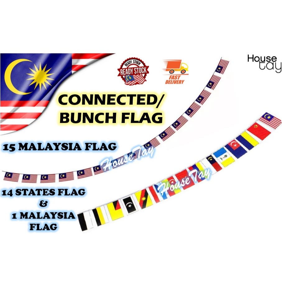 Malaysia Flag Bundle Bunting Bendera Malaysia Banting | Shopee Malaysia