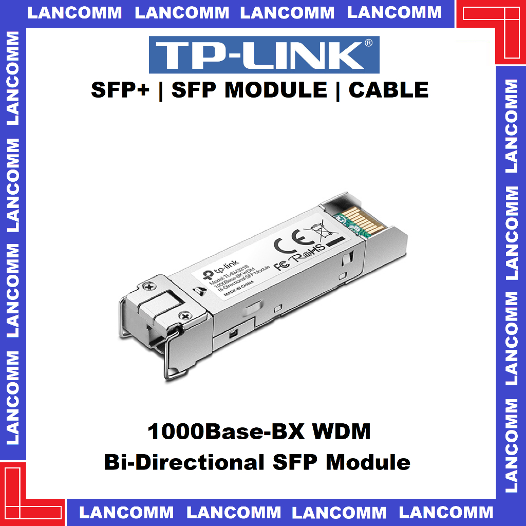 Tp Link Tl Sm B Base Bx Wdm Bi Directional Sfp Module Shopee