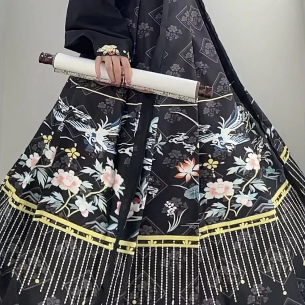 daidai (Ready Stock) Mamianqun Hanfu Cheongsam Baju Long Skirt Chinese ...