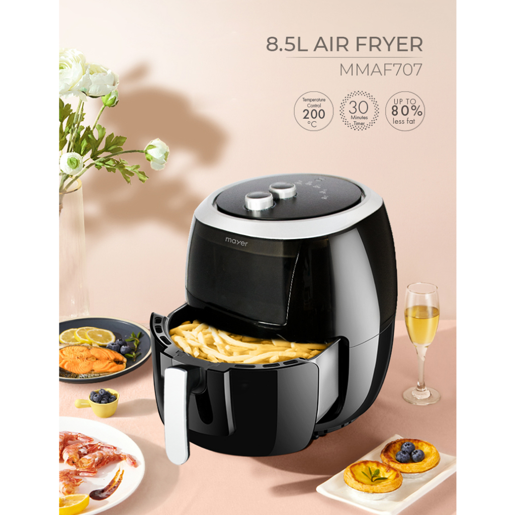 MAYER Khind Air Fryer BIG 5.5L Digital Control LED Touch Panel MMAF501D