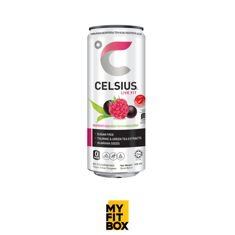 Celsius Energy Drink (1 x 325ml) Raspberry Acai Green Tea | Shopee Malaysia