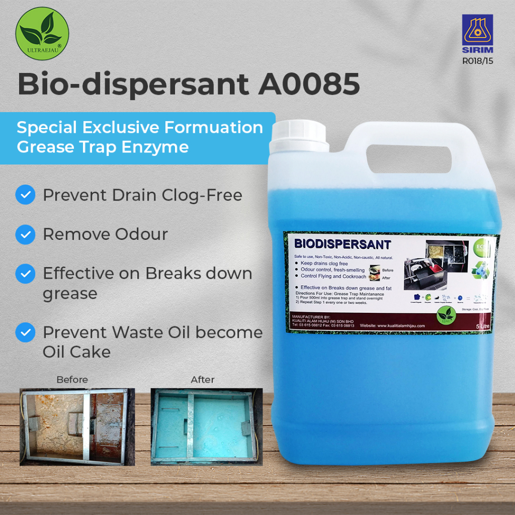 [Ready Stock] UltraEjau Biodispersant Grease Trap Enzyme Shopee Malaysia